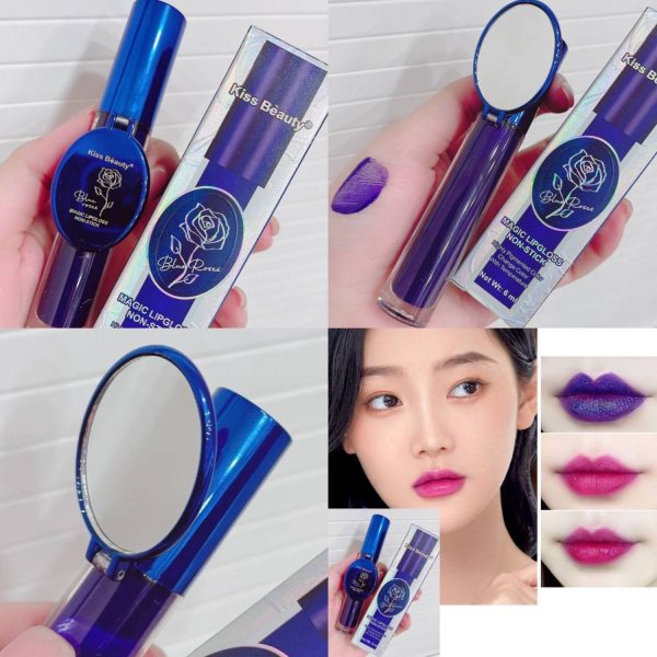 رژ جادویی آبی کیس بیوتی پیلاف لب